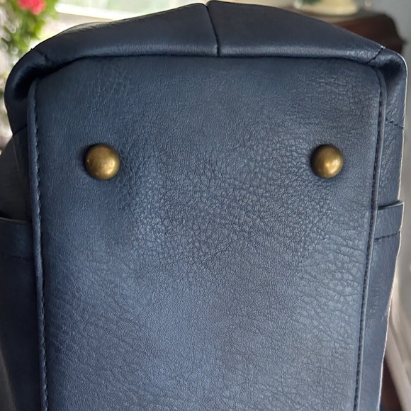 Ampère Davy Satchel in Soft Blue vegan Leather – NWOT - Picture 3 of 6